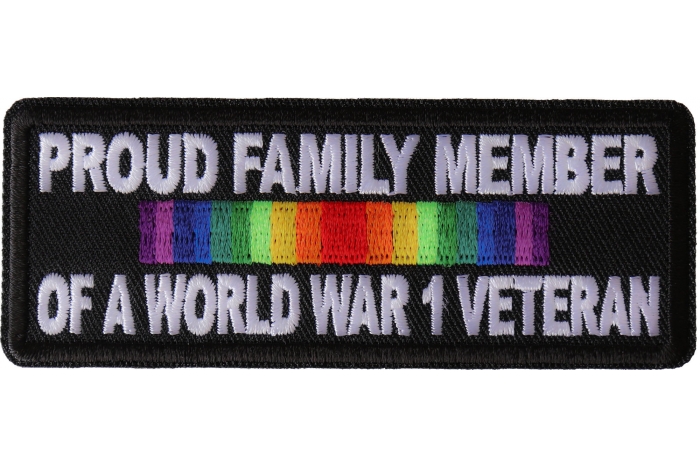 Proud Family Member of a World War 1 Veteran Patch