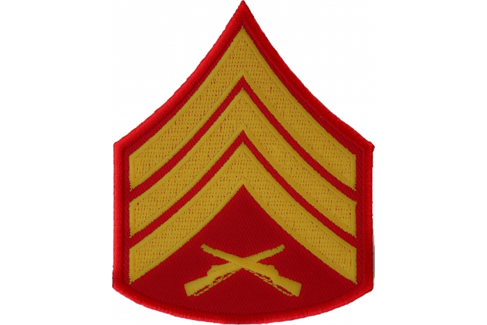 Sergeant Patch Red and Yellow