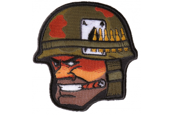 Soldier Smoking Cigar Patch