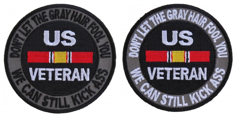US VETERAN WE CAN KICK ASS Patch FUNNY Patch For Vets