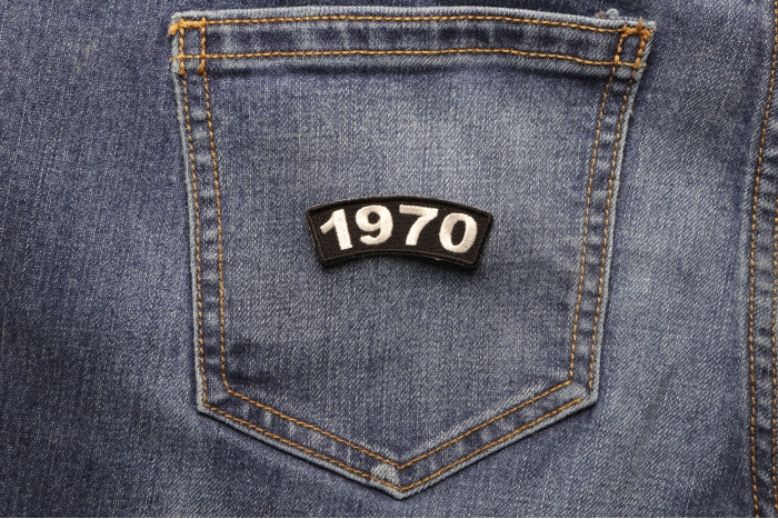 1970 Year Patch shown on jeans