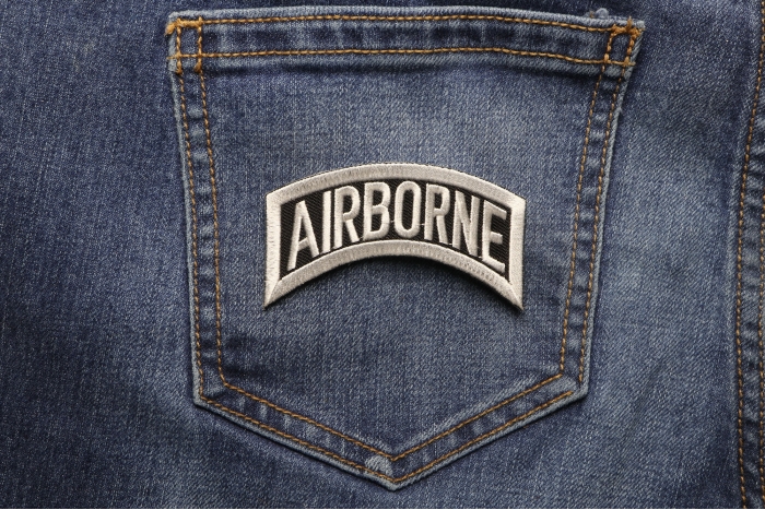 Airborne Small Rocker Patch | Army Patches -TheCheapPlace