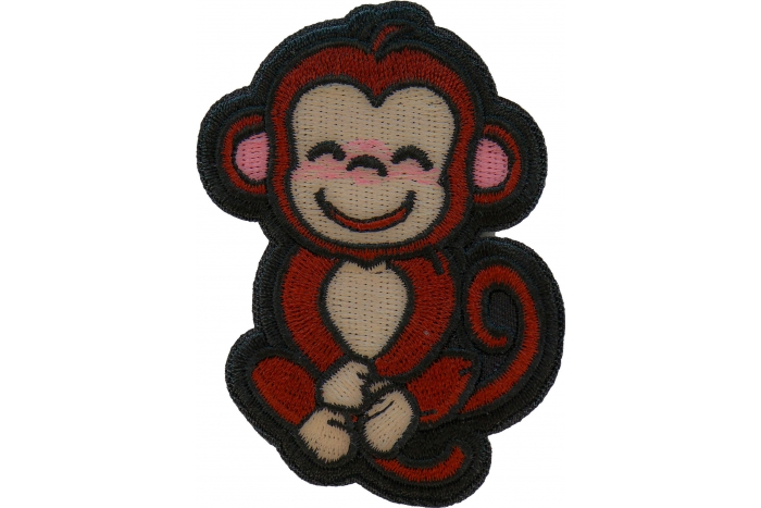 Cute Monkey Iron on Patch