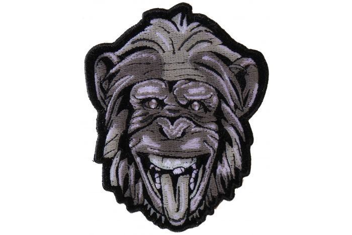 Party animal Monkey Iron on Patch