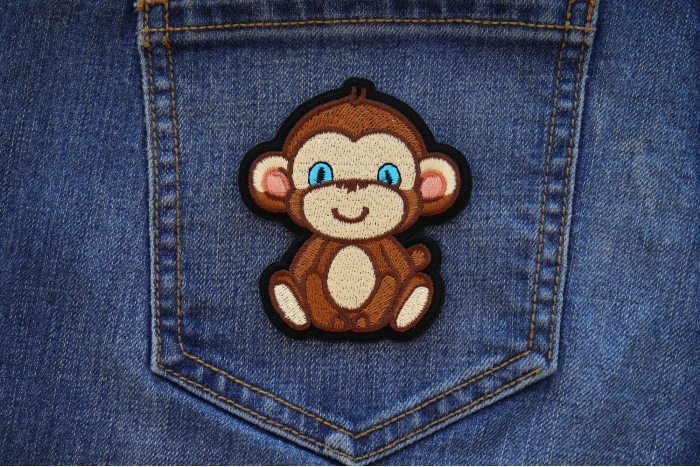 Monkey Patch shown on jeans