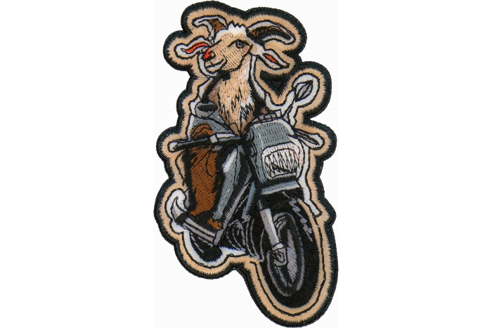 Goat on Bike Patch