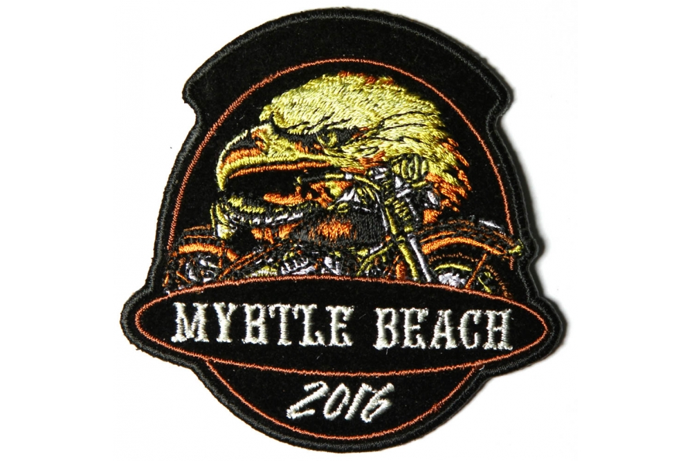 Myrtle Beach 2016 Eagle Motorcycle Patch