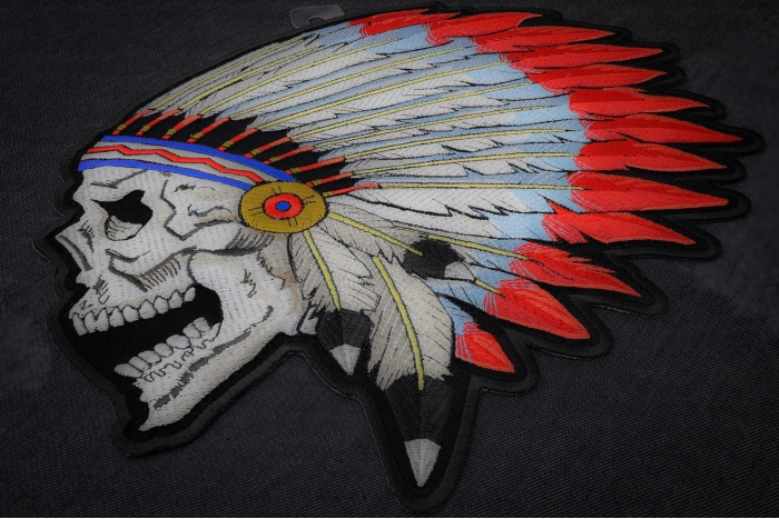Indian Skull Patch diagonal view