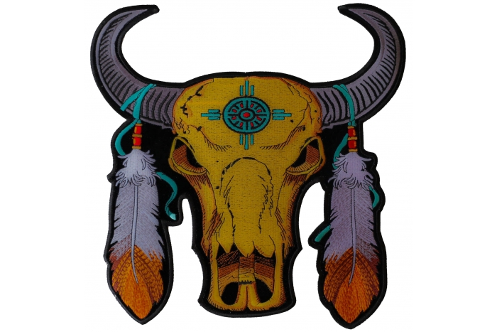 Buffalo and Feathers Patch