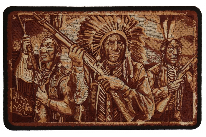 Native Indian Homeland Security Back Patch Native Indian Homeland Security Back Patch