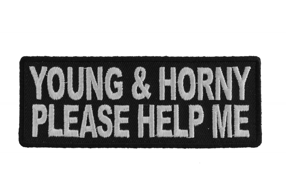Please Patch Embroidered Patch Iron on or Sew on Patch