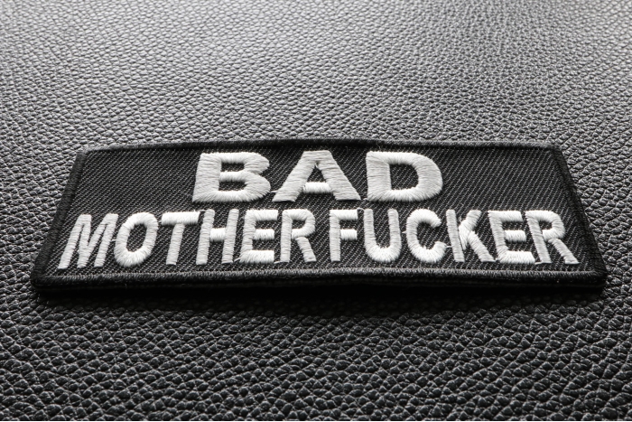 Bad Motherfucker Patch diagonal view