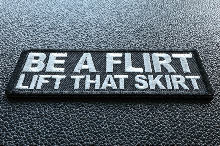 Be a Flirt Lift That Skirt Patch diagonal view