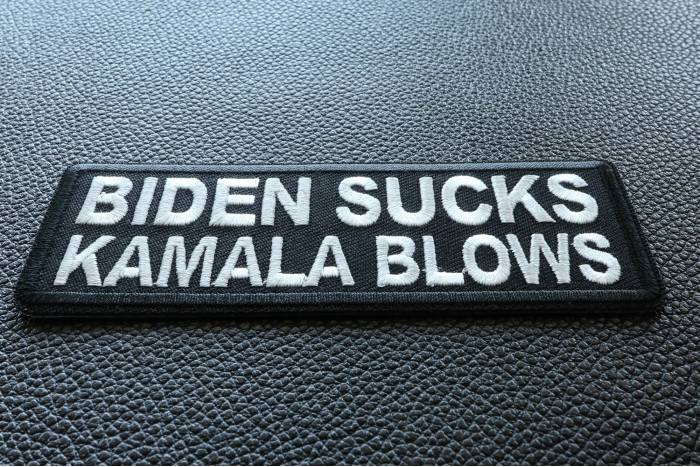 Biden Sucks Kamala Blows Patch diagonal view