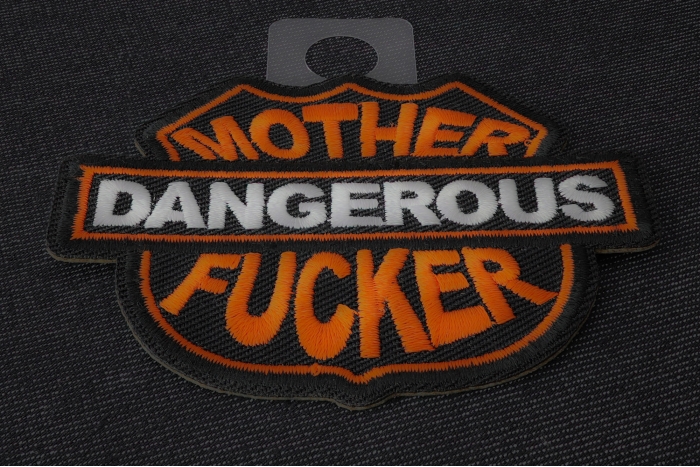 Dangerous Mother Fucker Patch diagonal view