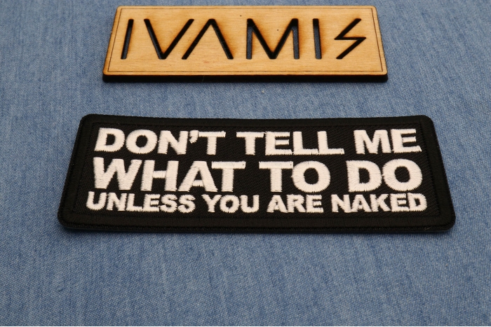 Don't tell me what to do unless you are Naked Patch diagonal view