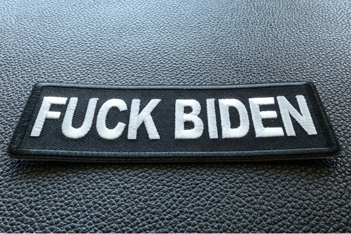 Fuck Biden Patch diagonal view