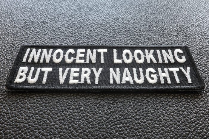 Innocent Looking But Very Naughty Patch diagonal view