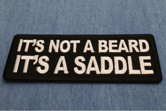 It's a Beard it's a Saddle Patch diagonal view