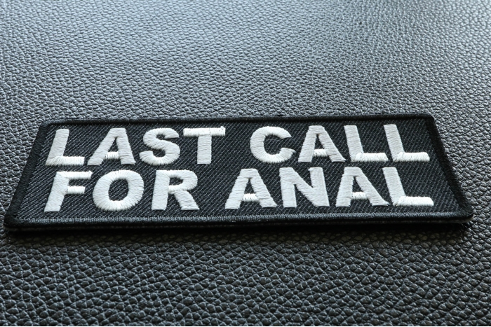 Last Call For Anal Fun Patch diagonal view