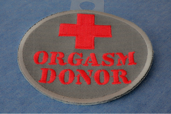 Orgasm Donor Patch diagonal view