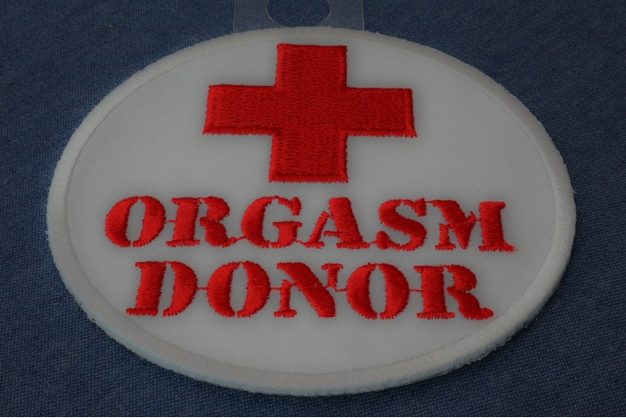 Orgasm Donor Medic Cross Patch diagonal view