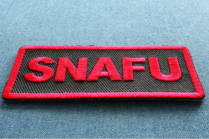SNAFU Patch diagonal view