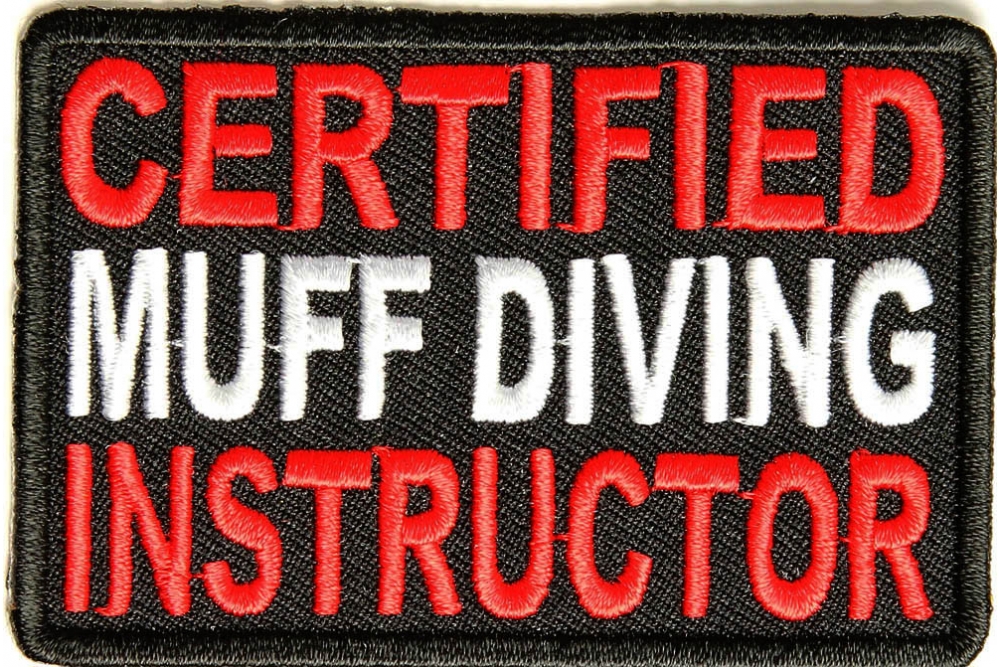 Certified Muff Diving Instructor Patch