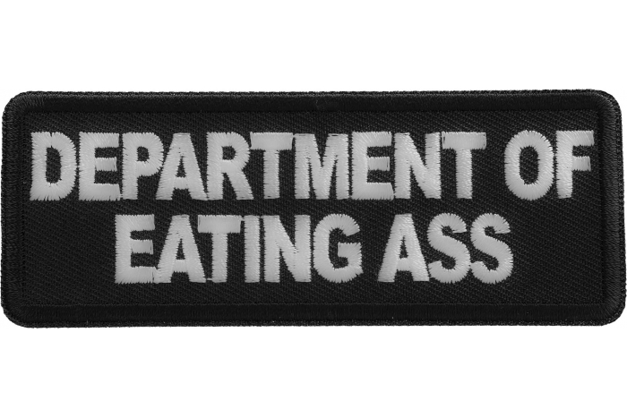Department of Eating Ass Patch