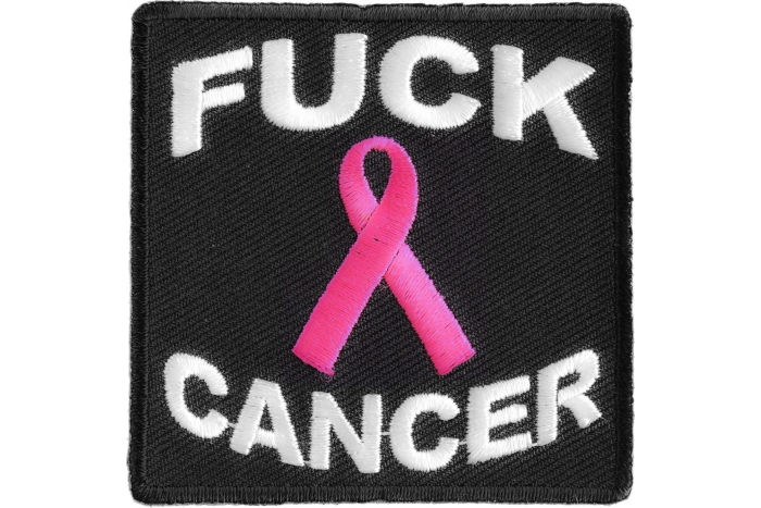 Fuck Cancer Naughty Iron on Patch