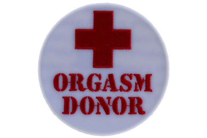 Orgasm Donor Medic Cross Patch