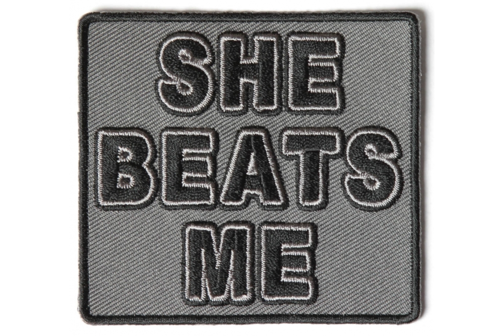 She Beats Me Patch