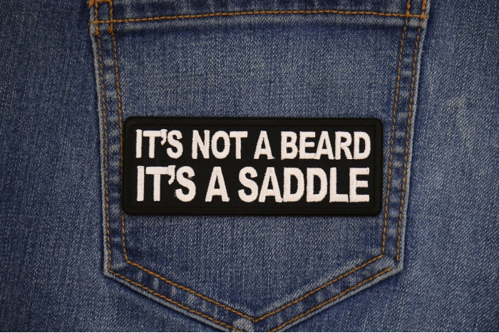 It's a Beard it's a Saddle Patch shown on jeans