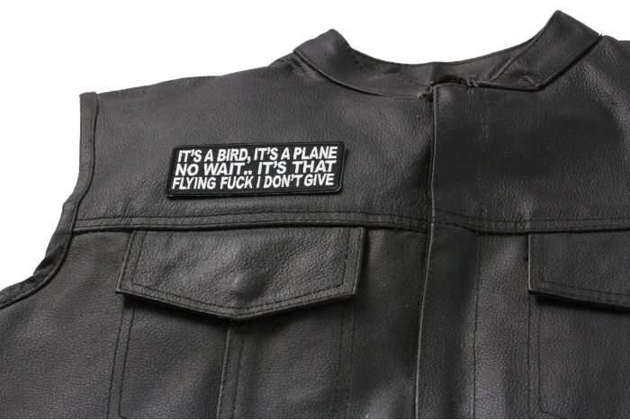  shown on leather vest