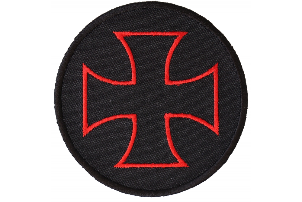 Details about   IRON CROSS BLACK & RED PATCH Embroidered Maltese Gothic BADGE Wholesale Lot 4 