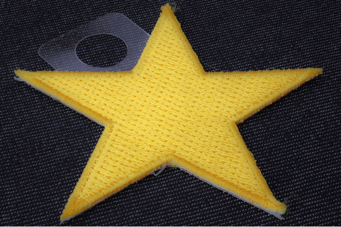 Gold Star Patch diagonal view