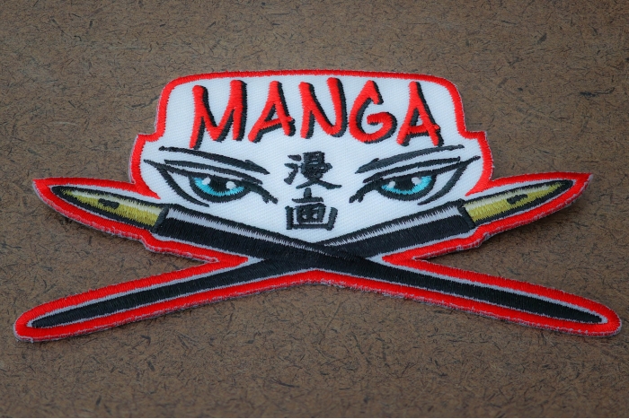 Manga Japanese Comic Book Culture Patch diagonal view