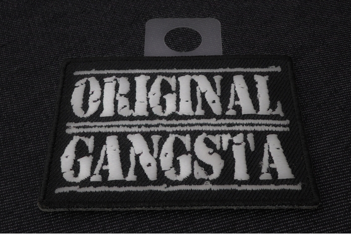 Original Gangsta Patch diagonal view