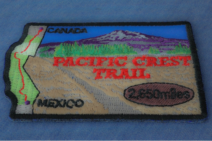 Pacific Crest Trail Patch diagonal view