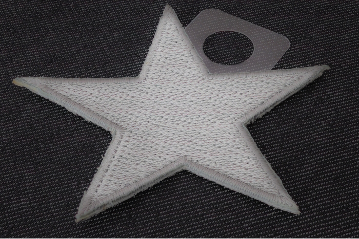 Silver Star Patch diagonal view