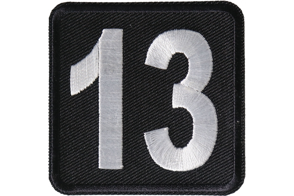 Number 13 Outlaw Biker Patch