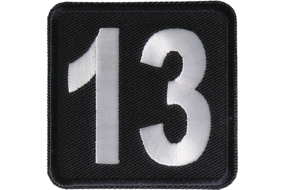 Number 13 Outlaw Biker Patch