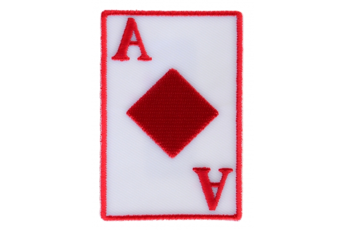 Ace Of Diamonds Novelty Iron on Patch