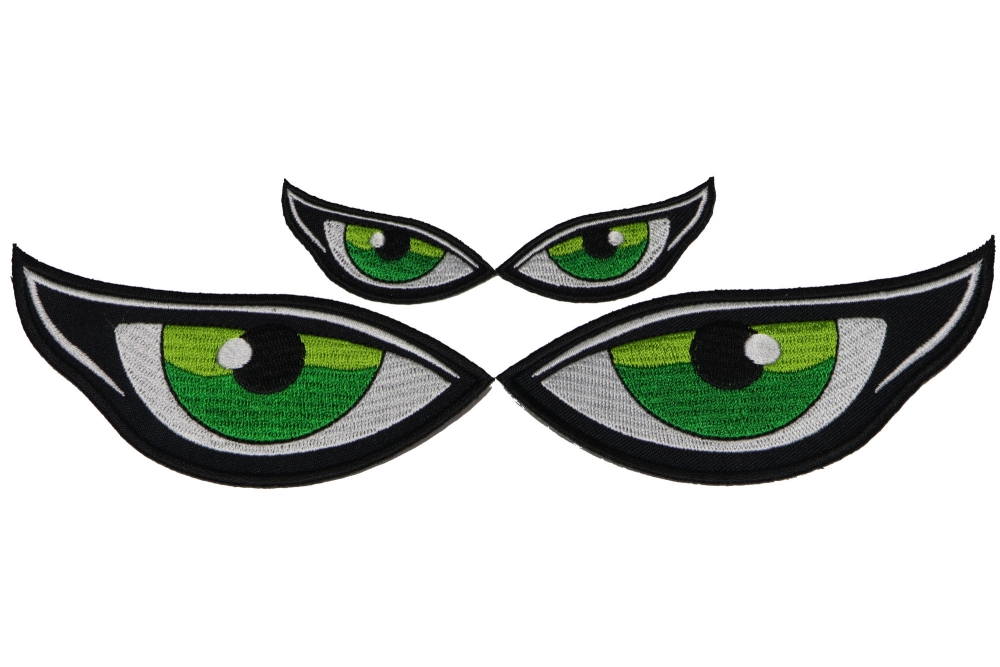 Green Eyes Patches Small and Medium Set
