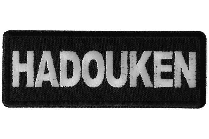 Hadouken Funny Iron on Patch