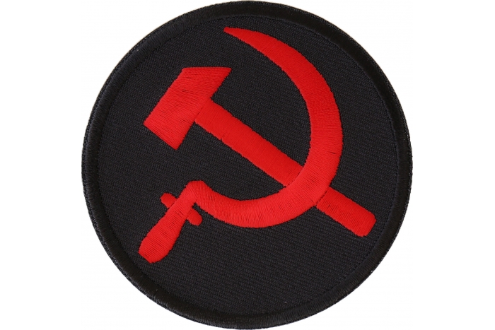 Hammer and Sickle Iron on Novelty Patch