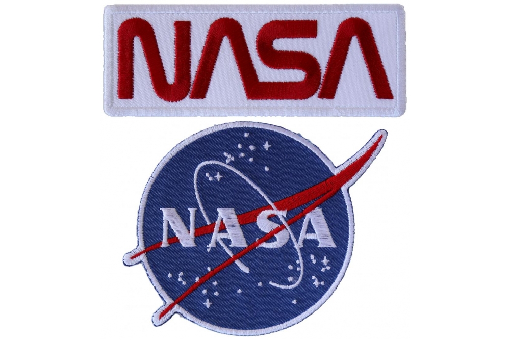 Iron on NASA Patches -Set of 2