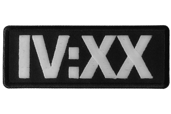 IV XX Patch 420 Pot Symbol