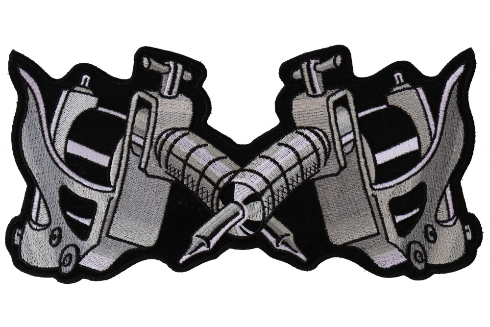 Tattoo Guns Embroidered Iron on Patch Tattoo Guns Embroidered Iron on Patch