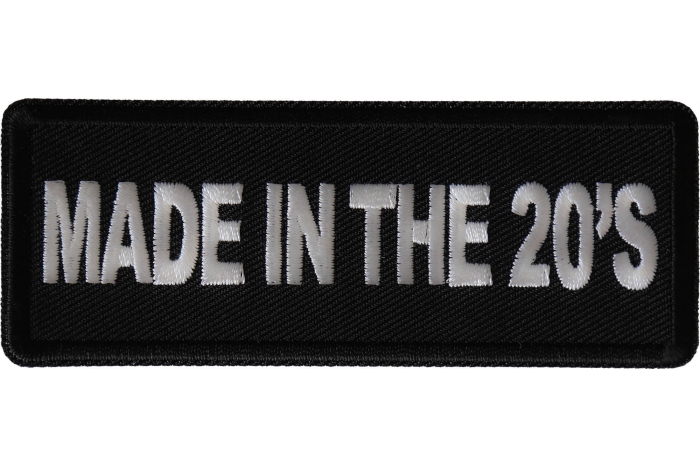 Made in the 20's Patch